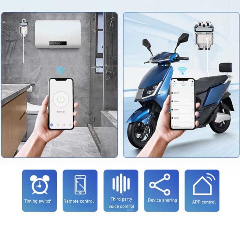 Waterproof WiFi Smart Power Outlet, APP Control, Outdoor Plug Socket