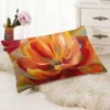 IBILIU Throw Pillow Covers Oil Painting Pretty Poppy Flower Cushion