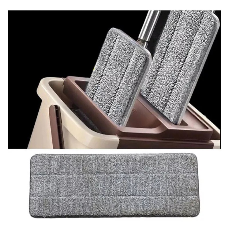 generic Repuesto De 4 Almohadillas Para Trapeador De Microfibra