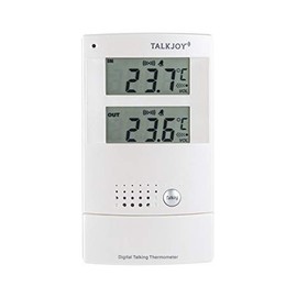Professional Talking Indoor and Outdoor Thermometer Frost Warning Room Thermometer Temperature Measure Voice Button Blind Thermometer Weather Station
