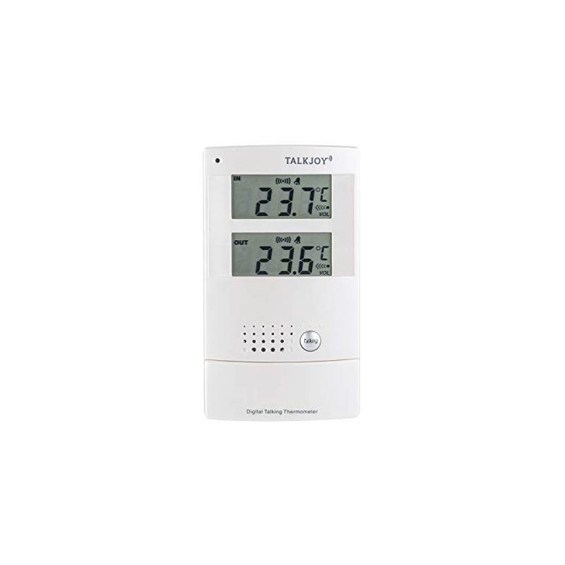 Professional Talking Indoor and Outdoor Thermometer Frost Warning Room Thermometer