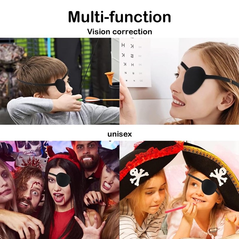 Aililong Adjustable Eye Patch for Children and Adults - 3