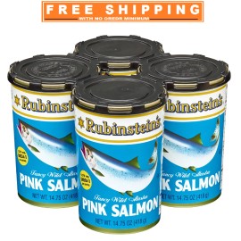 Rubinstein's Fancy Wild Alaska Pink Salmon 14.75 oz., 4 pk.