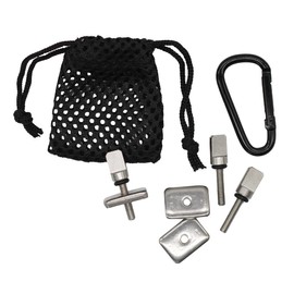 SUP CREW SUP Fin Screw and Plate with Practical Hand Screw, Fin Screw, Stand Up Paddle Fin, US Box Sup Replacement Parts, Fin Plates, Tool-free, F2 Sup Fin Screws, Sup Accessories, SUP
