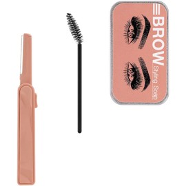Kit de 3 Geles Fijadores para Cejas sin Color, Gel para Cejas sin Residuos Fijación Duradera, Adecuado para Maquillaje y Peinado Natural