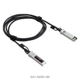 Edimax 10GbE SFP and DAC Direct Attach Copper Twinax Cable, 2 metre Length