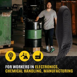 MEGAComfort Anti-Static Tall Insoles for Men, Women - Reduce Risk of Static Shock - Wear with ESD SD-10 Shoes - Anti-Fatigue