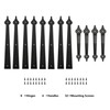 skysen Steel Garage Door Decorative Hinges Handles Accents Hardware kit