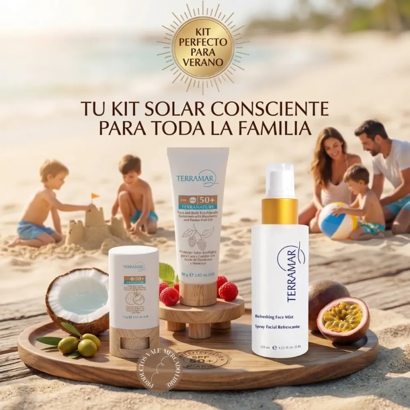 Kit Cuidadosolar Bloqueador Crema Y Barra Ecologico Terramar