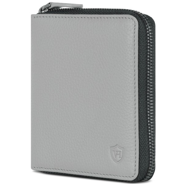 VON HEESEN Leather Wallet with RFID Protection - Wallet for