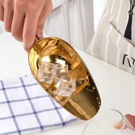 Buy Star Gold Ice Scoop, Premium Stainless Steel Cookie Scoop, Fashion Ice Scoop, Sturdy Flour Scoop, Utility Candy Scoop, Dishwasher Safe (8oz/9 Inch) (Gold)