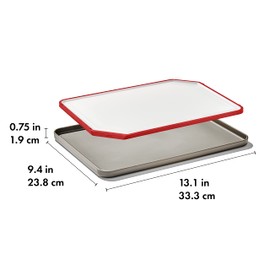 OXO Outdoor Kitchen Cutting Board & Tray,White