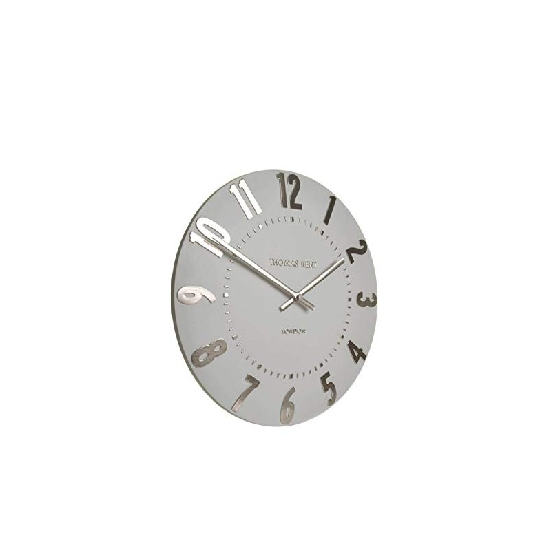 Thomas Kent Mulberry Design Silver Cloud Wall Clock - 12"