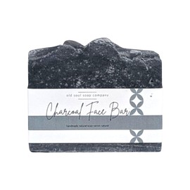 Old Soul Soap Company - Charcoal Face Soap Bar – Acne-Fighting, Vegan-Friendly with Lavender & Tea Tree Oil – Deep Cleansing & Nourishing for Glowing Skin – 5.8 oz Pack 4