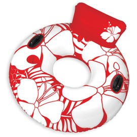Poolmaster Day Dreamer Swimming Pool Inner Tube Lounge, Red ,50" diameter