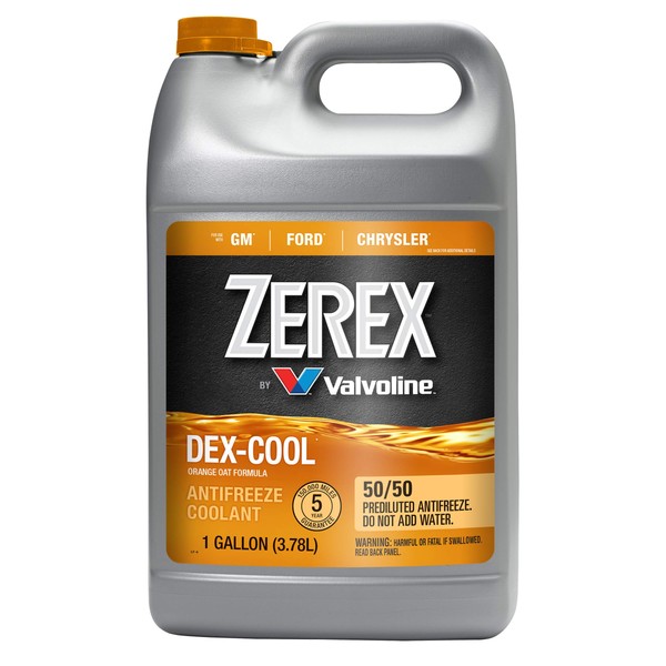 Zerex DEX-Cool Organic Acid Technology 50/50 Ready-to-Use Antifreeze/Coolant 1 GA