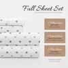Linen Market Double-Brushed Patterned Microfiber Full Sheet Set 4 Piece