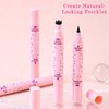 2 in 1 Freckle Stamp and Black Liquid Eyeliner, Waterproof