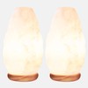 Himalayan Glow Crystal White Salt Lamp Night Light, 5-7 lbs/Each