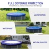 SUNLITAP 28Ft Heavy-Duty Round Pool Cover, Fit Pool Size 24