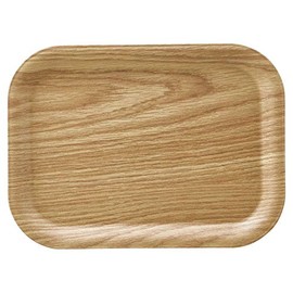 Chidorisangyou ABT-13 Tray, Brown, 11.8 x 8.7 x 0.6 inches (30 x 22 x 1.5 cm), Non-slip Tray