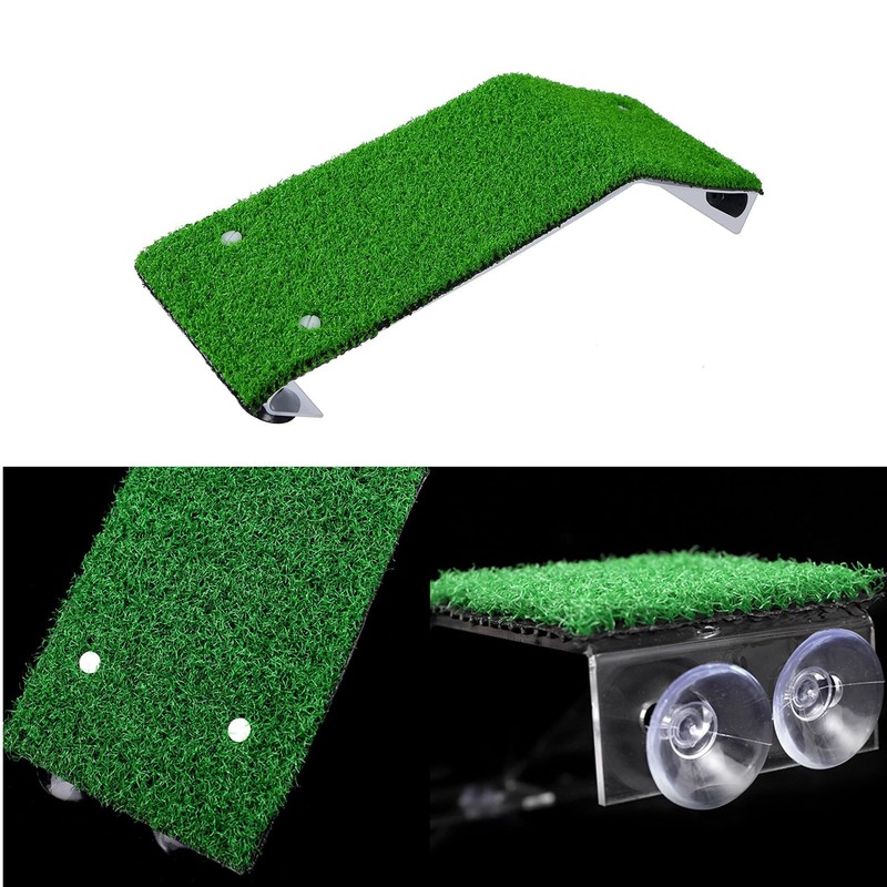 alfyng Small Lawn Turtle Resting Basking Platform, Longer Tortoise Ramp