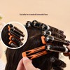 12 Pieces Hair Perm Rods U-shaped Perming Insulation Clip Set