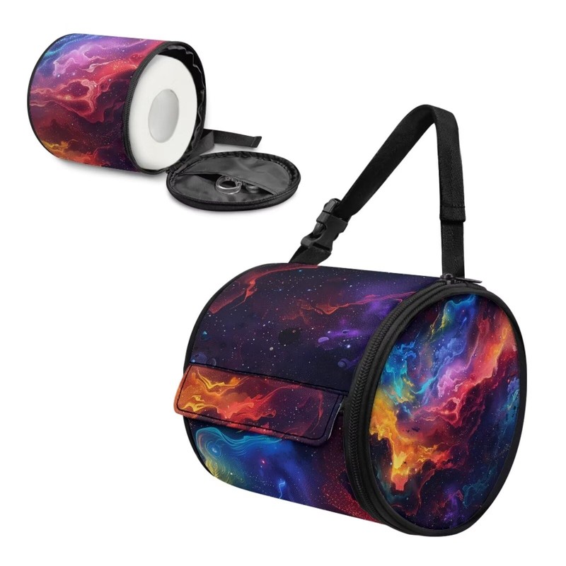 Hudotybom Hanging Toilet Paper Holder Galaxy Camping Paper Towel Holder