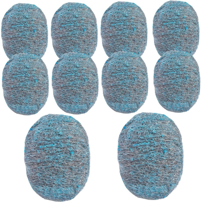 Jex Steel Wool Soap Tampons 10 Pack Wool Blow Easy