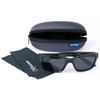 Matrix Fox Polarised Sunglasses Casual Trans Black Frame Grey Lens
