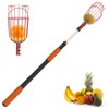 SISIUPASSIE 26FT Reach Fruit Picker, Apple Picker Pole with Basket