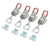 Tanice 4PCS Adjustable Toggle Clamp 180kg 400Lbs Holding Capacity Hasp