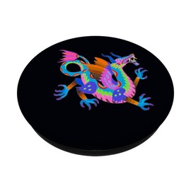 Dragon Alebrije in Black Background