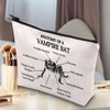 Vampire Bat Makeup Bag Vampire Bat Lover Gifts Anatomt of