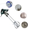 2800W Electric Concrete Mixer Double Pole Mortar Mixer Handheld Mud