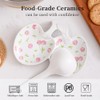 TEATALK Spoon Rest for Stove Top: Ceramic Spoon Holder, Cooking