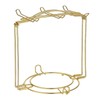 SJORHNUS Tea Cups Holder,Gold Metal Coffee Cup Tea Cups Rack,Foldable