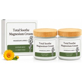 Crema de Masaje con Magnesio, MSM y Árnica de Rápida Absorción，2pack