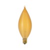 Satco S2706 25 Watt C11 Incandescent, Spun Amber, Candelabra Base,