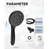 JDO Shower Head with Handheld, High Pressure Handheld Shower Head