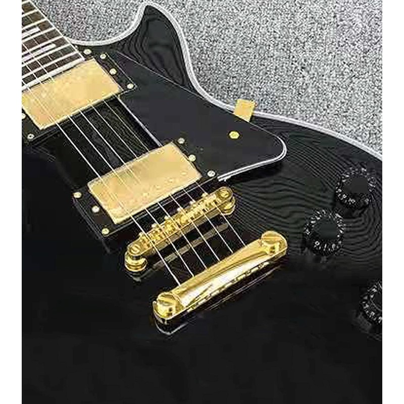 HENGYEE Gold Roller Saddle Tune-O-Matic Guitar Bridge Tailpiece for Gibson