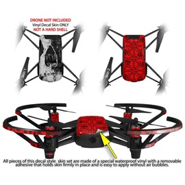 Skin Decal Wrap 2 Pack for DJI Ryze Tello Drone Urban Skull Drone NOT Included