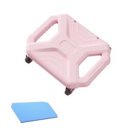 HHWRT Abdominal Sliders, Ab Roller Abdominal Slider Four, Abdominal Exerciser Multi Function, Exercise Gliding Discs, Fitness Rolling Board with Knee Pad for Home and Gym Ab Training Fitness