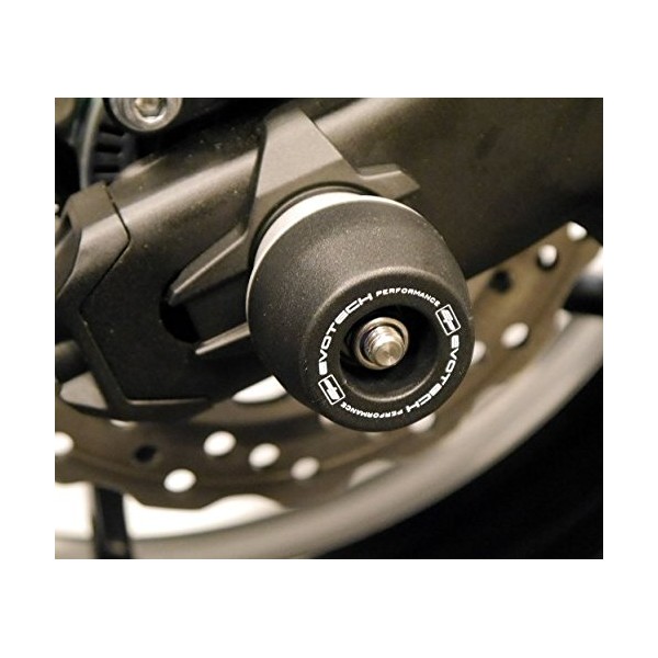 Evotech Performance Rear Wheel Spindle Sliders to fit Kawasaki Z650 & Ninja 650. Years 2017 onwards. PRN13633