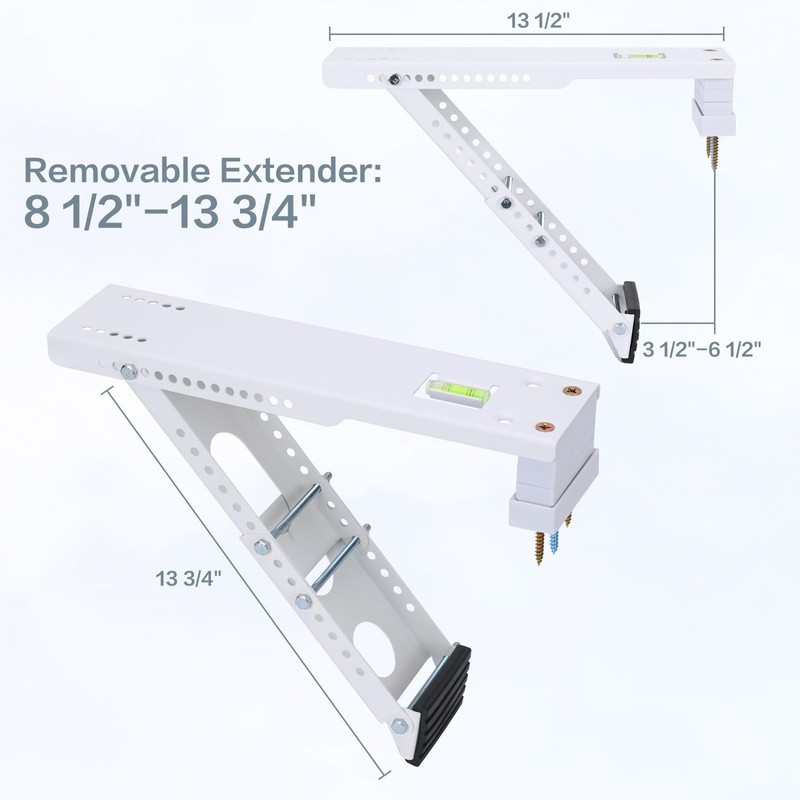 GNILLKO Window Air Conditioner Support Bracket, Support Up to 85