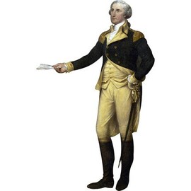 HistoricalCutouts H25001V2 George Washington 2 Cardboard Cutout Standup