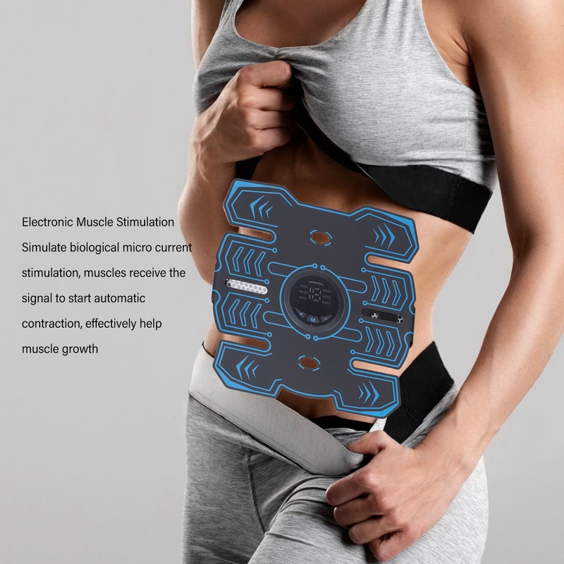 Muscle Toner Abs Stimulator Rechargeable Muscle Training Belt Abdominal Toning