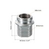 PATIKIL Thread Reducing Nut, 3 Pack M10 Male to M8