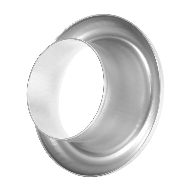 X AUTOHAUX 4 Inch Inlet Aluminum Bellmouth Velocity Stack Adapter