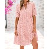 BTFBM Womens Boho Summer Dresses 2025 Resort V Neck Short